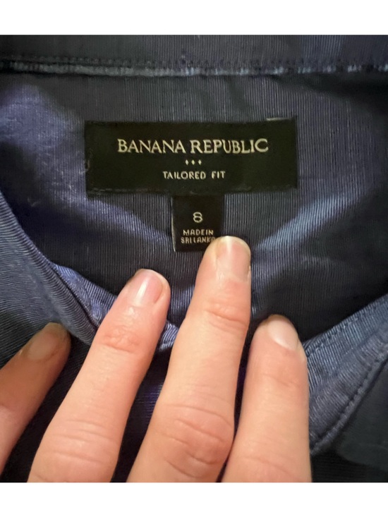 Banana Republic Blue Long-Sleeve Button Shirt - Picture 4 of 4